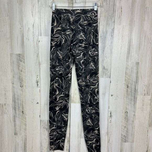 Ichi Power Epic Lux Printed black cream leggings size small - Picture 2 of 11